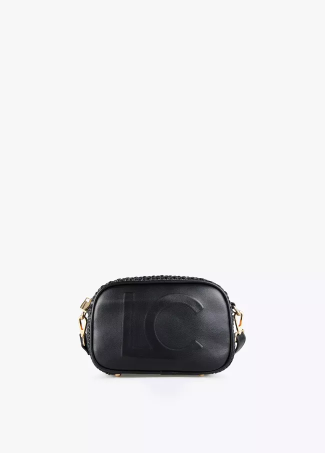 Bolso bandolera materiales combinados