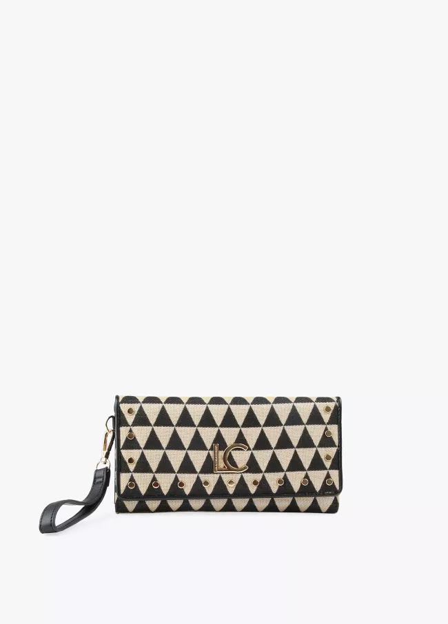 Brieftasche mit geometrischem Print