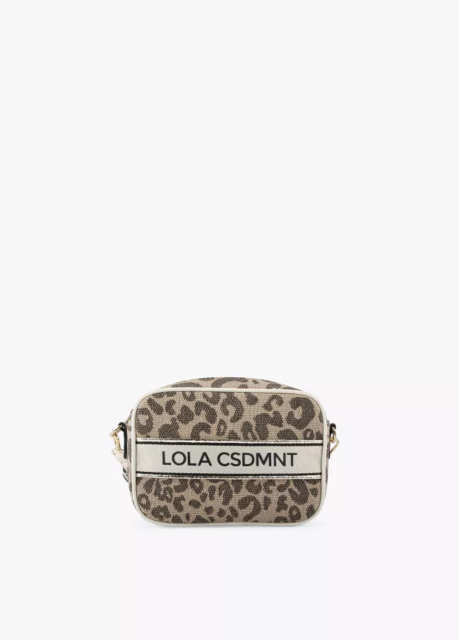 Mala a tiracolo animal print