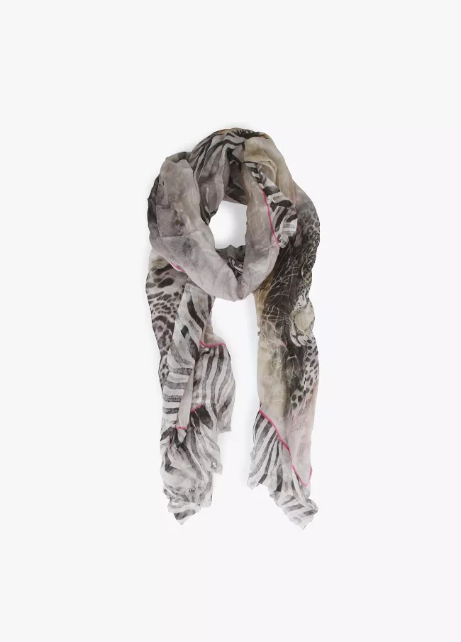Schal mit Zebraborte