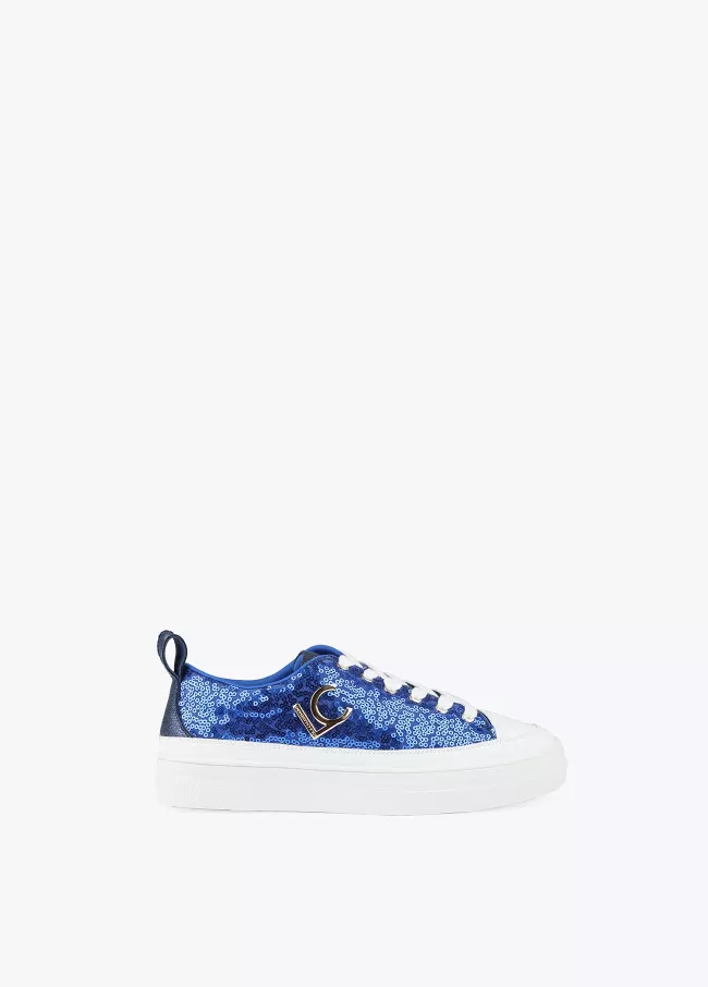 Sequinned sneakers