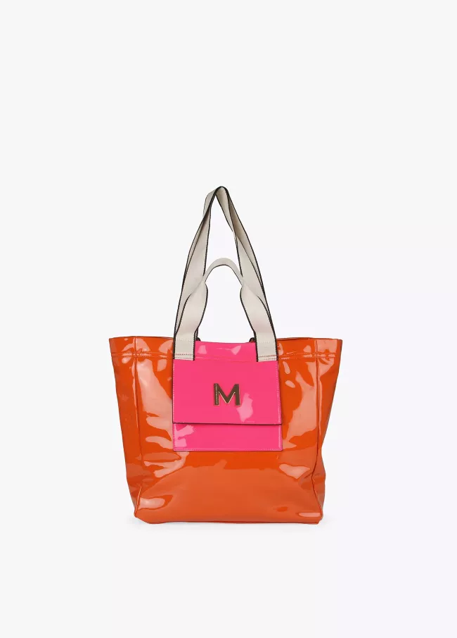 Bolsa tote bag envernizada
