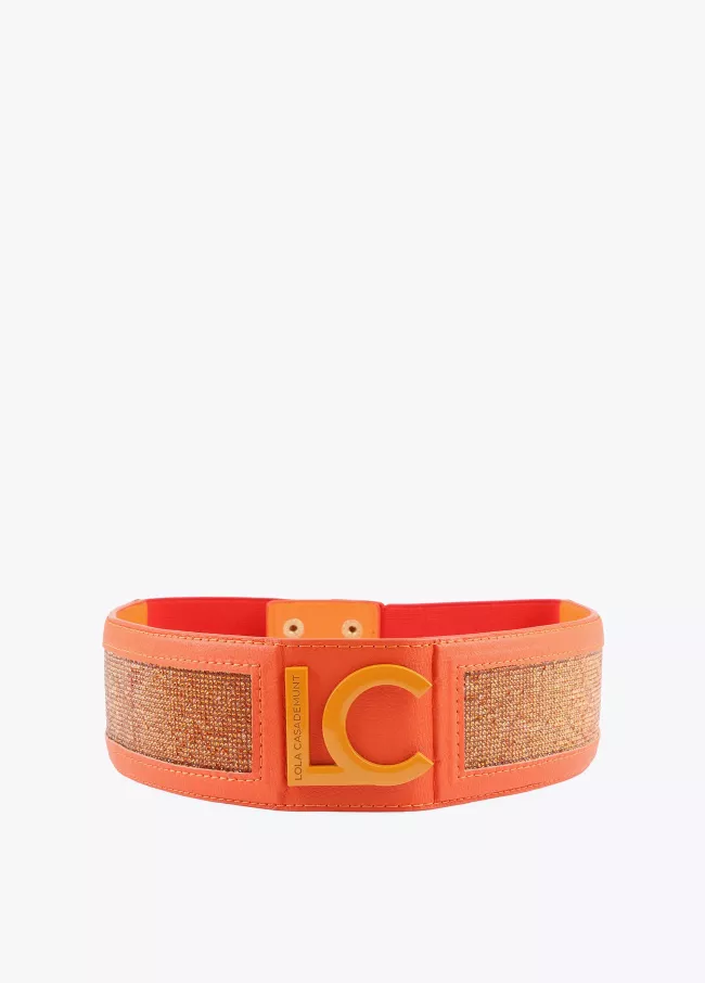 Ceinture élastique avec strass