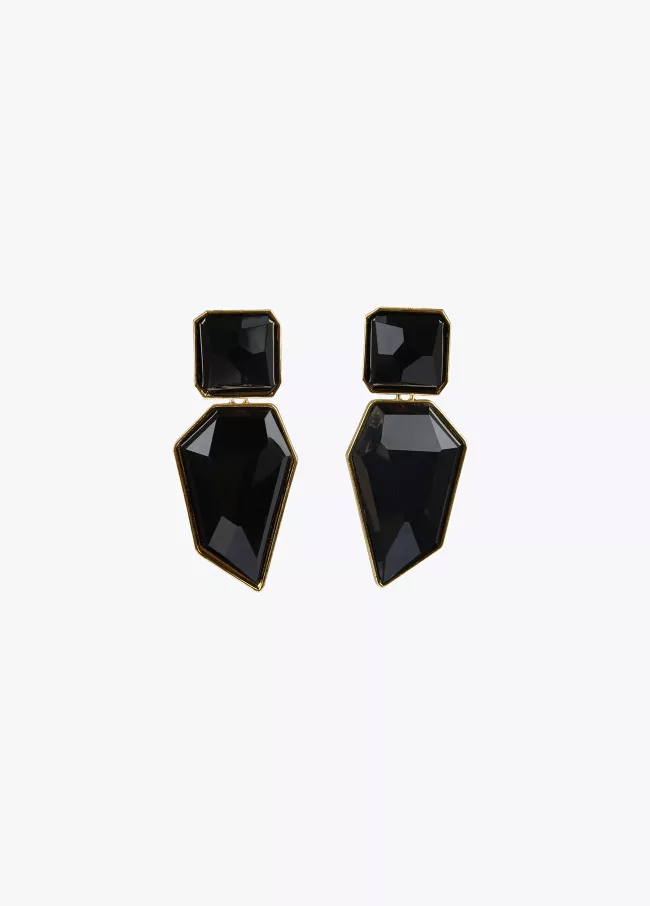 Pendientes maxi piedra