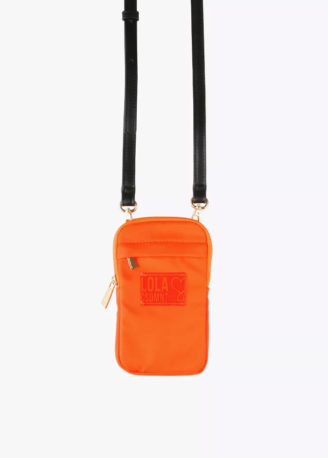 Mobile phone case with vinyl sticker.