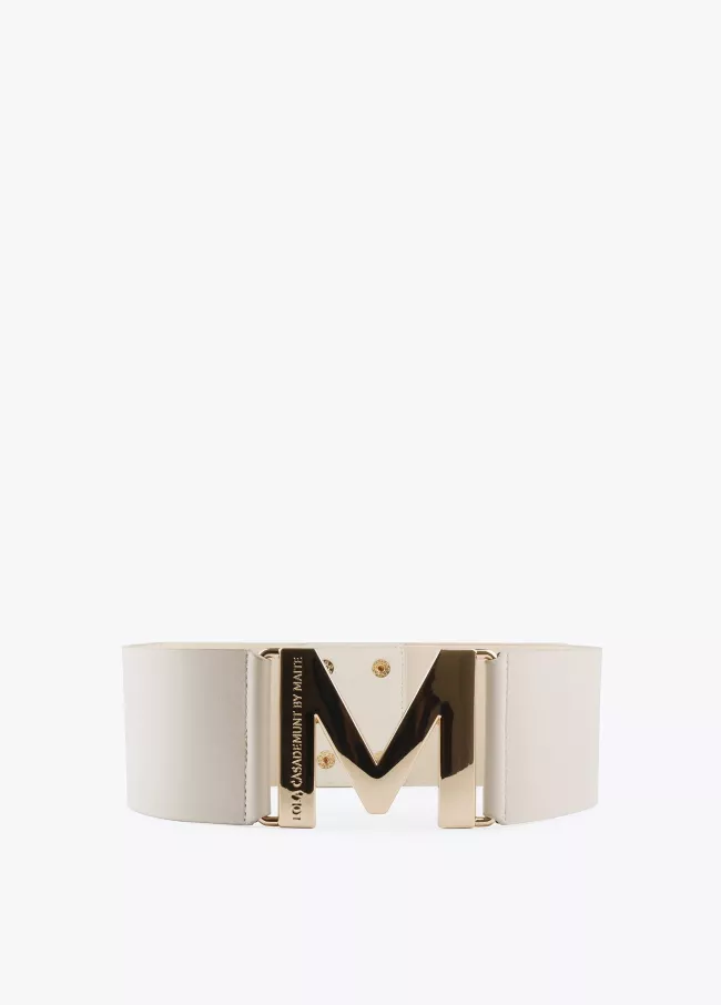 Ceinture large effet froncé