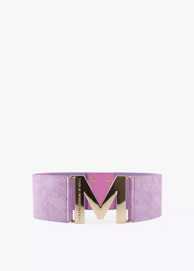 Ceinture large effet froncé