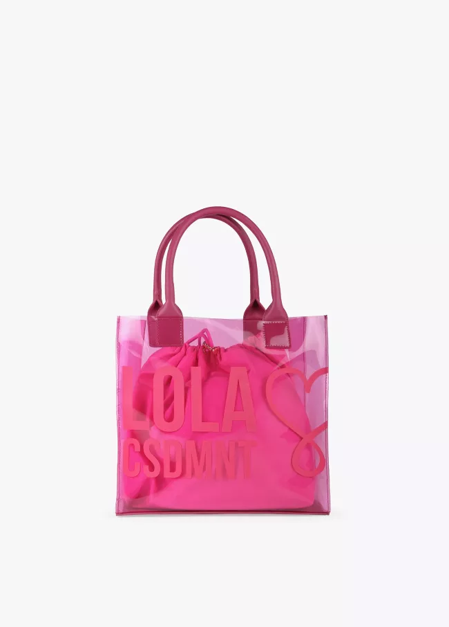 Bolso bandolera vinilo logo