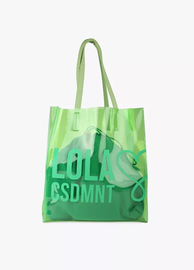 Bolso vinilo logo