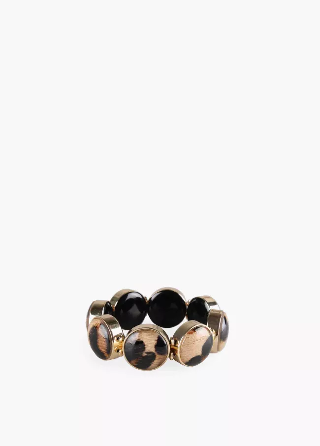 Pulsera elástica animal print