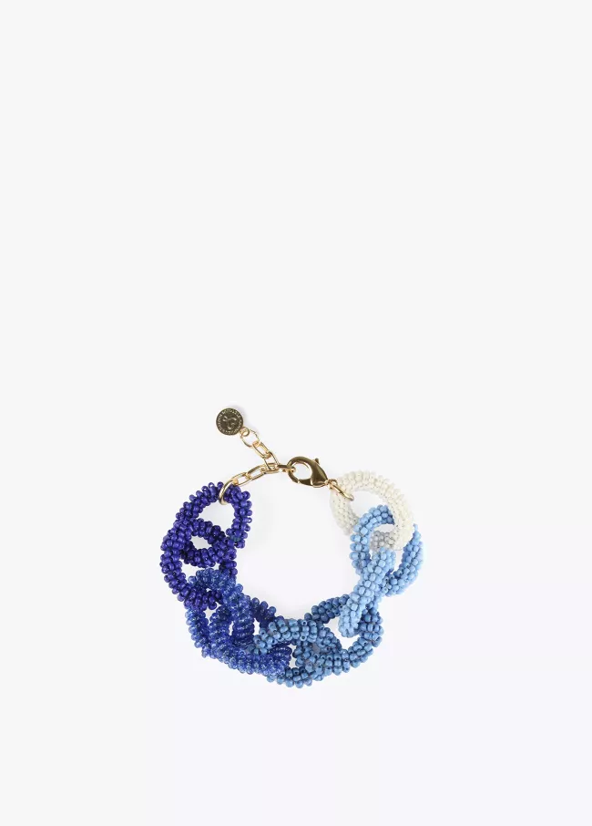 Beaded hoops bracelet