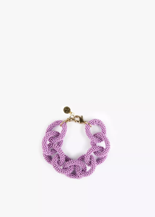 Bracelet avec cerceaux en perles