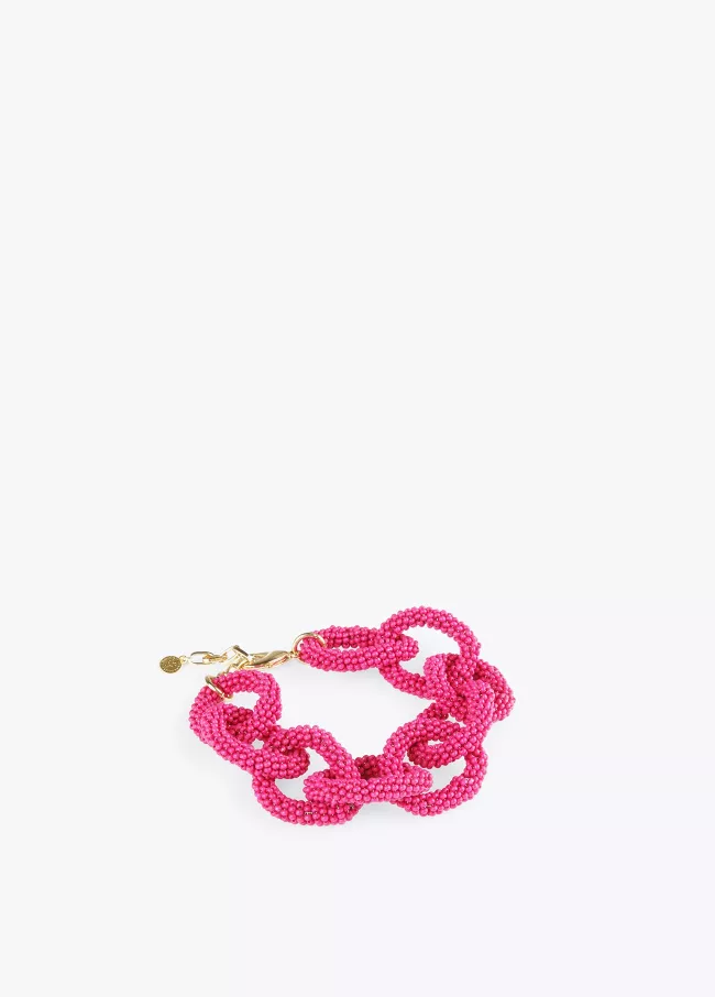 Bracelet avec cerceaux en perles