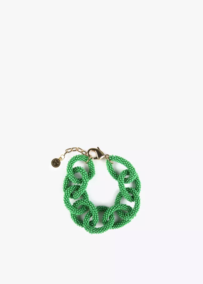 Beaded hoops bracelet