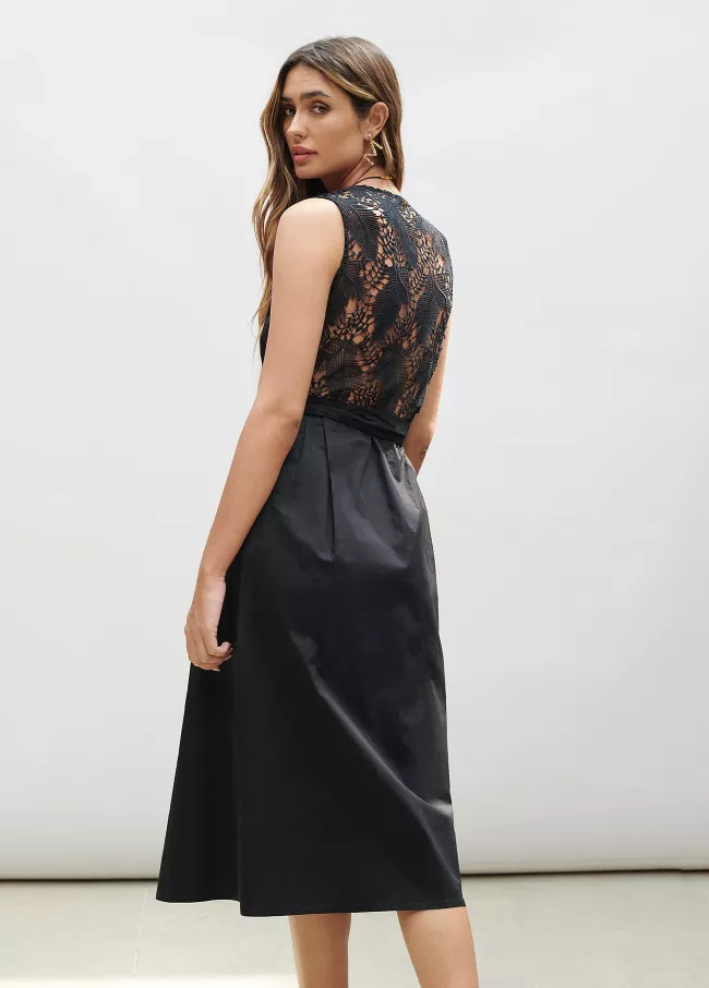 Vestido guipur