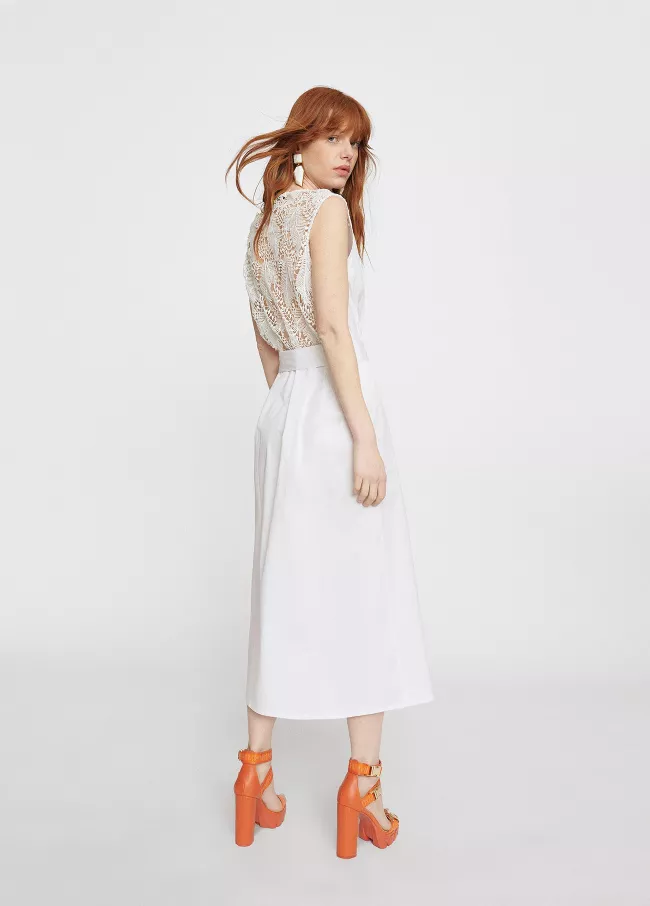 Vestido guipur