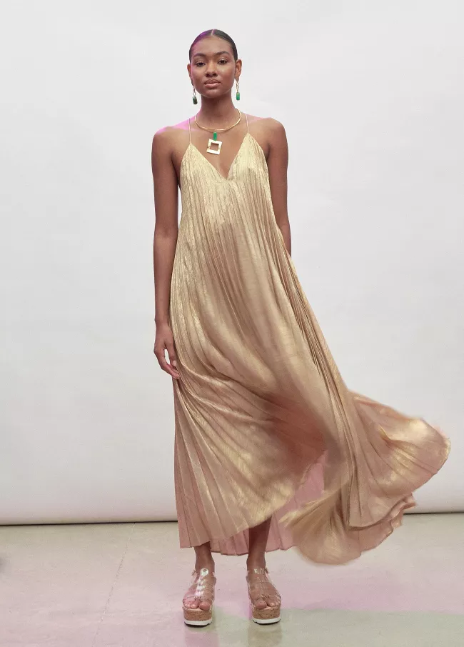 Vestido plisado