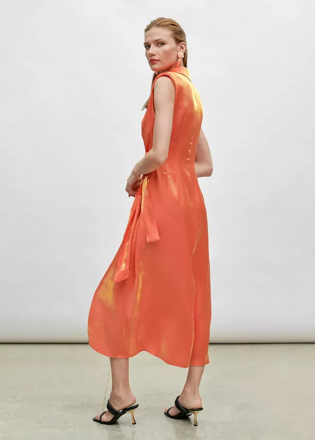 Iridescent effect dress