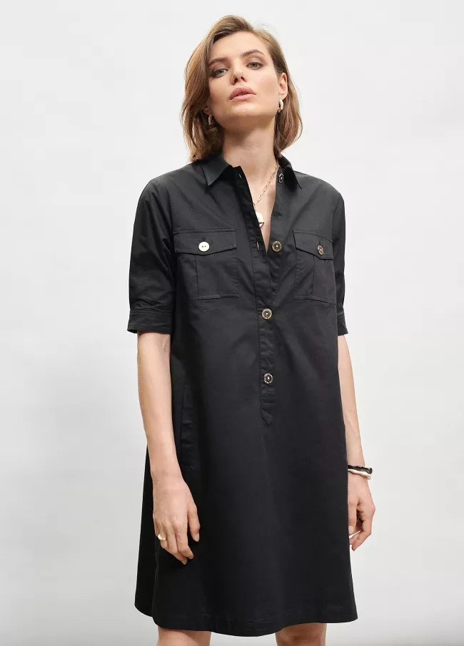 Robe à manches courtes avec logo contras