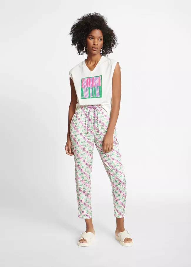 Jogginghose mit Logo-Print