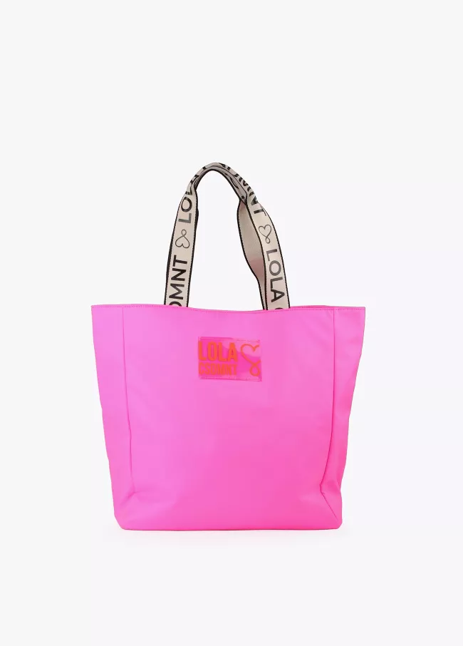 Bolso nilon tonos fluor