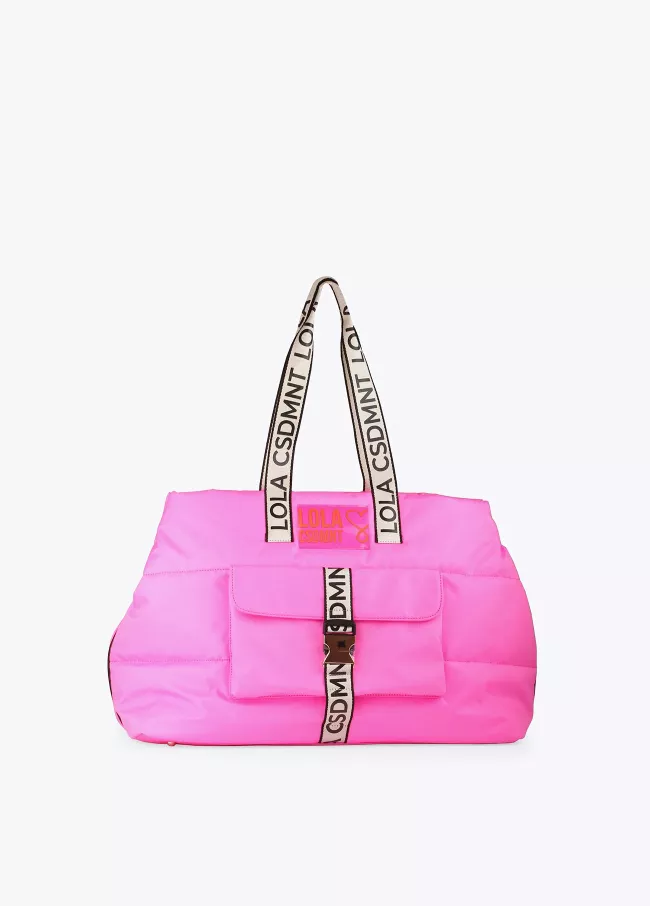 Bolso weekend nylon fluor