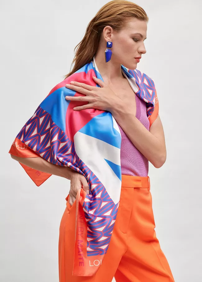 Pañuelo print doble M