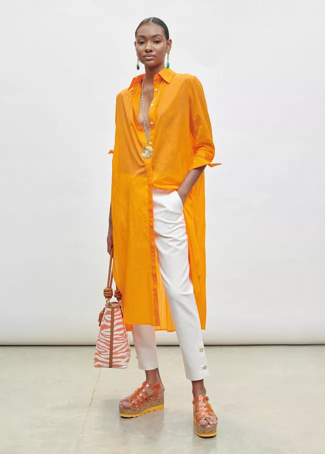 Caftan long plissé