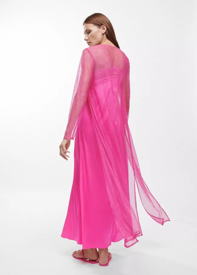 Blouse en tissu résille