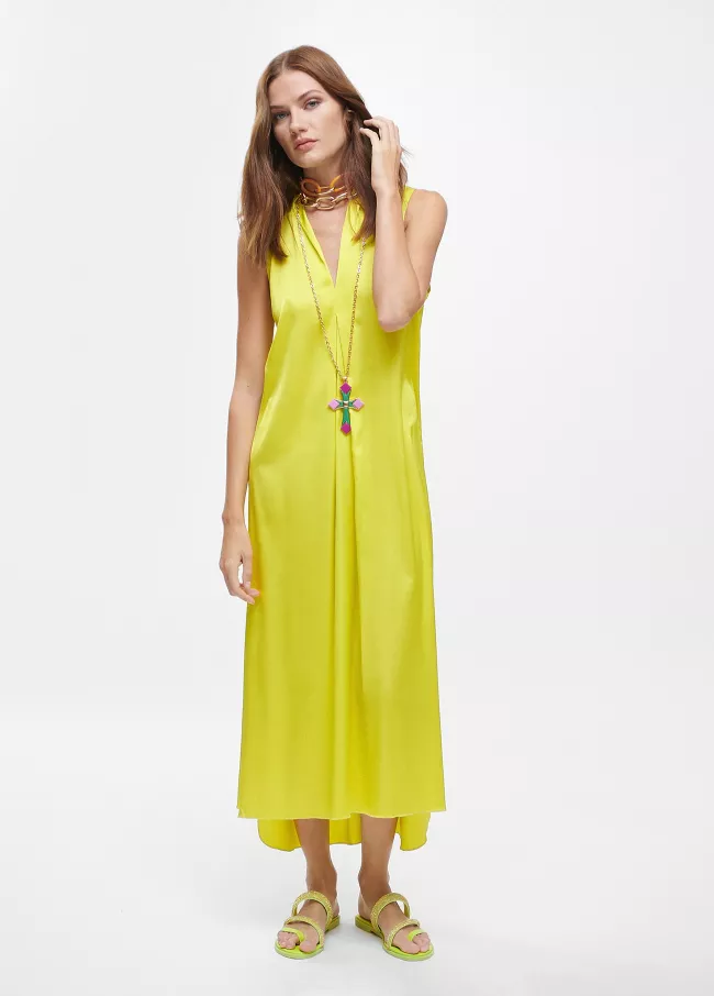 Vestido tirante ancho