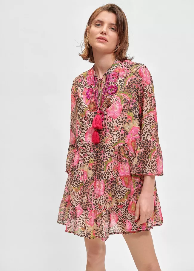 Kurta estampado flores