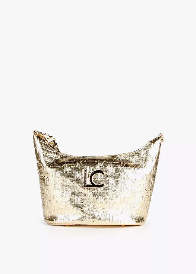 Metallic crossbody bag