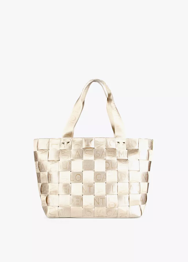 Tote bag entrançada