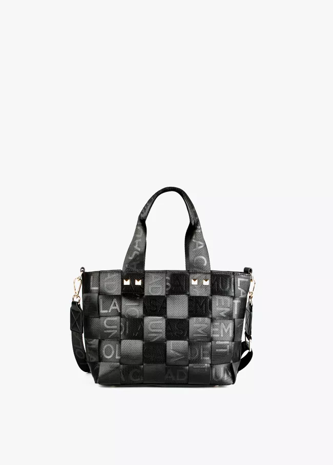 Mini shopper trenzado