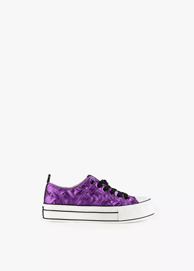Sneakers tejido trenzado