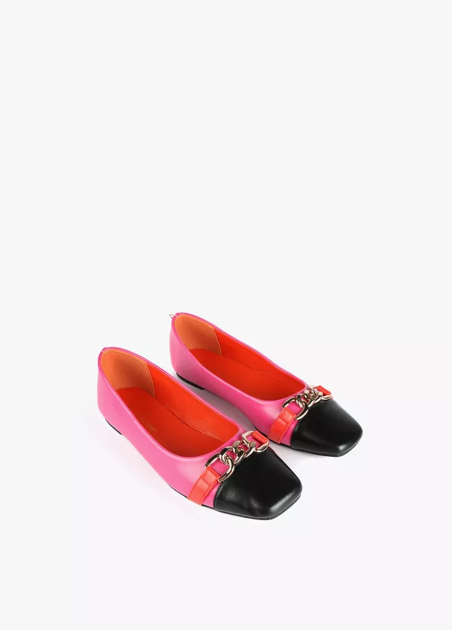 Ballerines chaîne plate