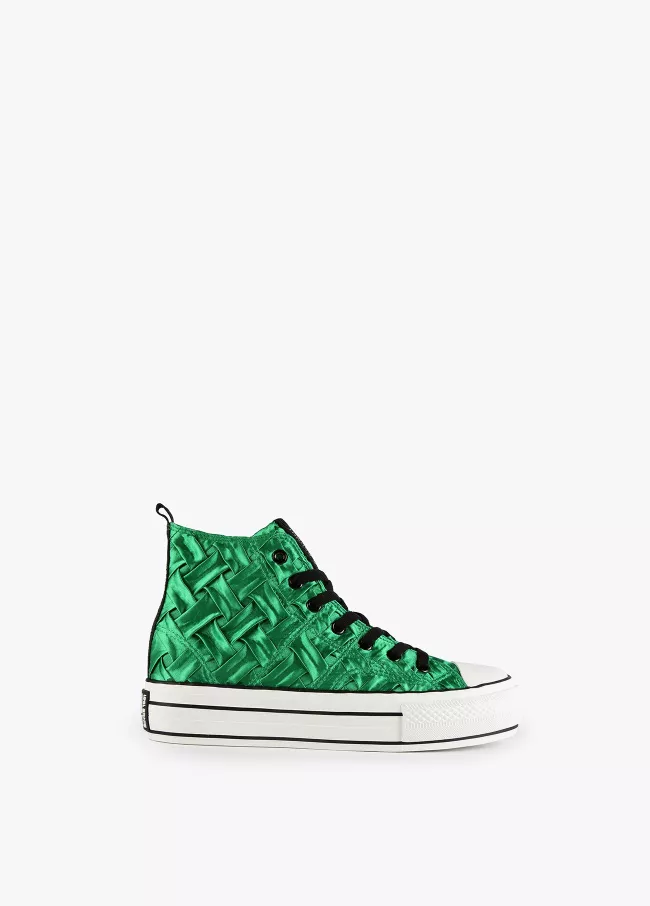 Botin tejido trenzado