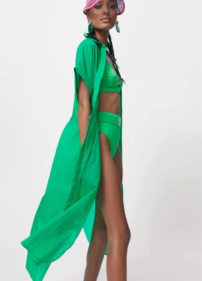 Vestido camisola color baño