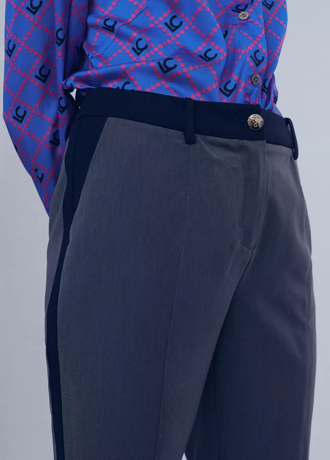 Pantalon bicolore