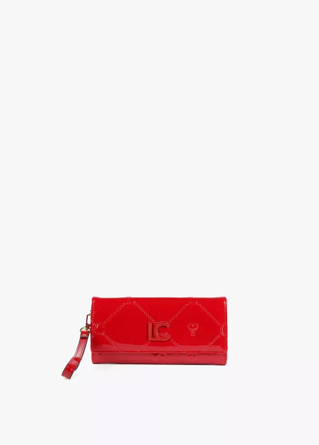 Patent leather wallet