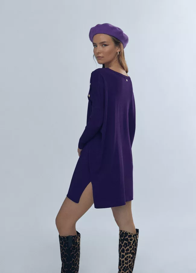 Camisola comprimento botões