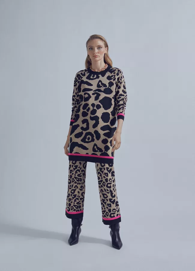 Culotte mit Animal Print