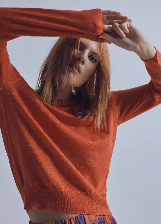 Pull basique col rond