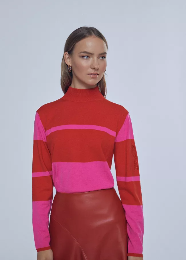 Camisola bicolor logótipo