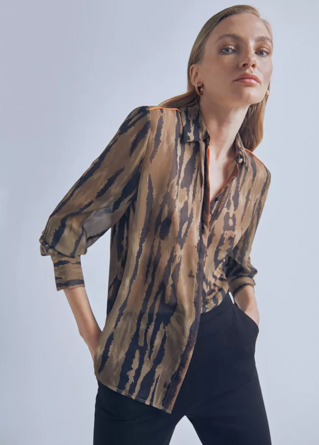 Camisa animal print
