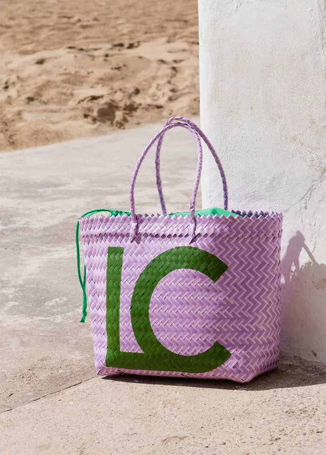Tote bag com maxi logo