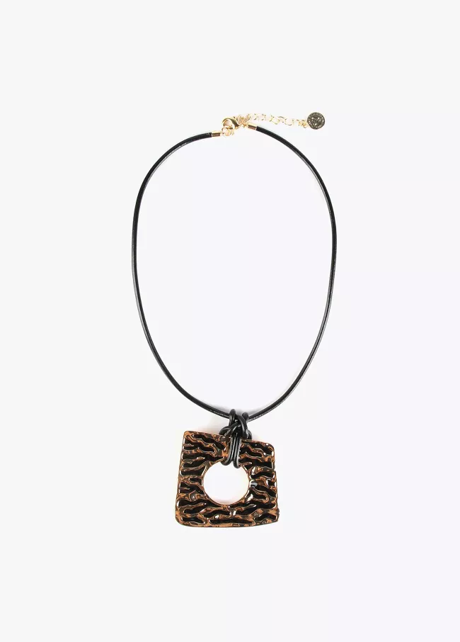 Collar placa print
