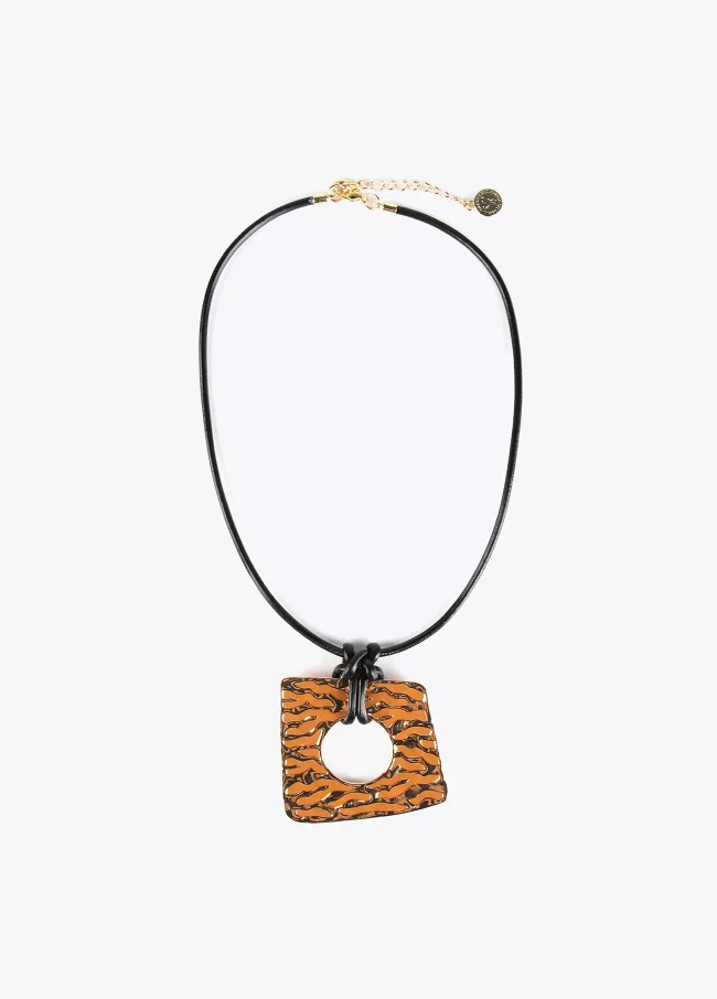 Collar placa print