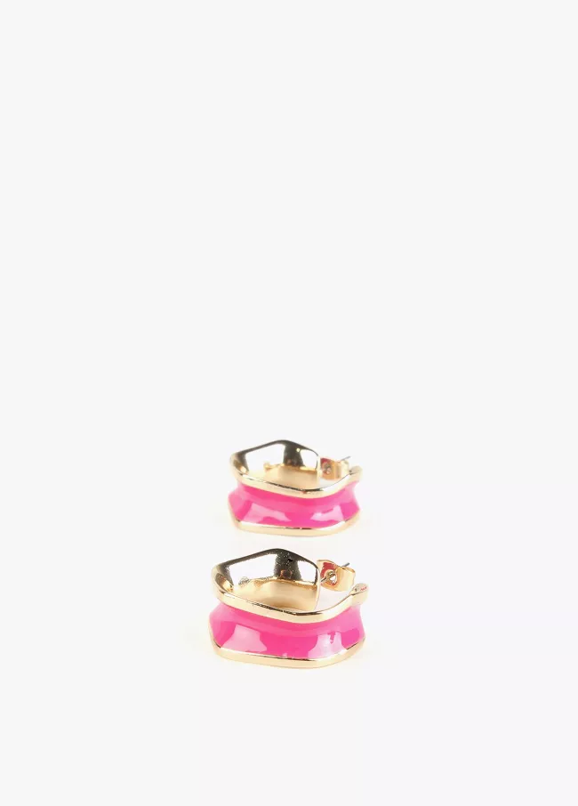 Pendientes aro irregular