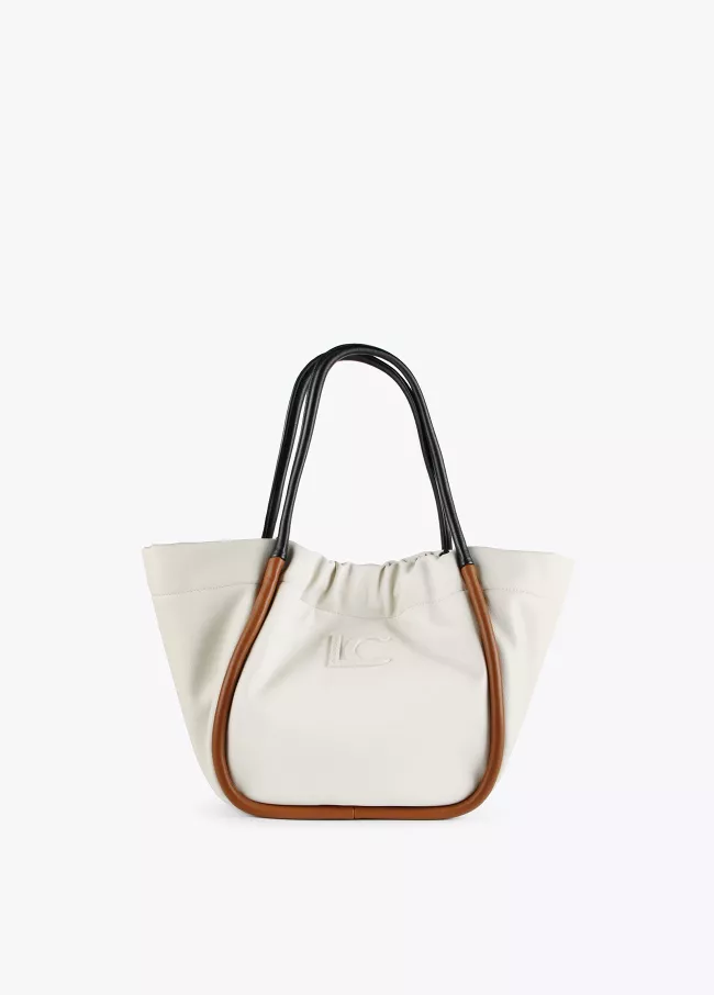 Bolso shopper vivo contraste